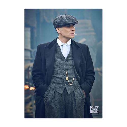 Displate Offiziell Peaky Blinders MetallPoster Magnetische Befestigung Inklusive Lizenziert Bilder Hochwertiges Poster Tommy with cigarette Poster 45 cm x 32 cm Displate Offiziell Peaky Blinders MetallPoster Magnetische Befestigung Inklusive Lizenziert Bilder Hochwertiges Poster Tommy with cigarette Poster 45 cm x 32 cm von Displate