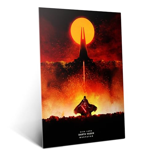 Displate Offiziell Star Wars MetallPoster Magnetische Befestigung Inklusive Lizenziert Bilder Hochwertiges Poster Sith Lords - Darth Vader Poster 67.5 cm x 48 cm Displate Offiziell Star Wars MetallPoster Magnetische Befestigung Inklusive Lizenziert Bilder Hochwertiges Poster Sith Lords - Darth Vader Poster 67.5 cm x 48 cm von Displate