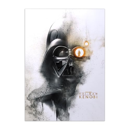 Displate Offiziell Star Wars MetallPoster Magnetische Befestigung Inklusive Lizenziert Bilder Hochwertiges Poster Star Wars - Obi-Wan Kenobi - Darth Vader Poster 67.5 cm x 48 cm Displate Offiziell Star Wars MetallPoster Magnetische Befestigung Inklusive Lizenziert Bilder Hochwertiges Poster Star Wars - Obi-Wan Kenobi - Darth Vader Poster 67.5 cm x 48 cm von Displate