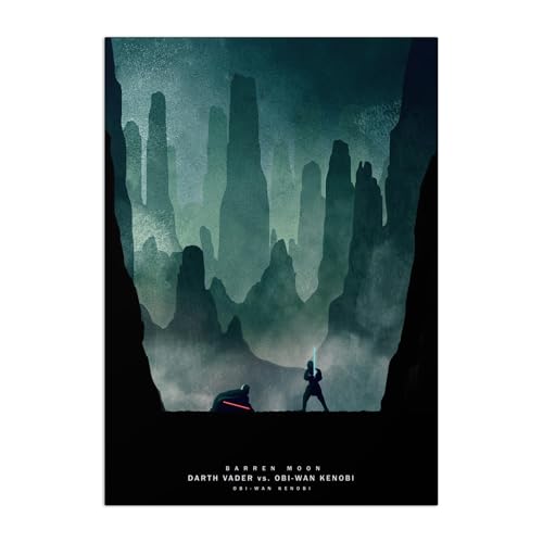 Displate Offiziell Star Wars MetallPoster Magnetische Befestigung Inklusive Lizenziert Bilder Hochwertiges PosterDuels of Fate - Barren Moon Poster 67.5 cm x 48 cm Displate Offiziell Star Wars MetallPoster Magnetische Befestigung Inklusive Lizenziert Bilder Hochwertiges PosterDuels of Fate - Barren Moon Poster 67.5 cm x 48 cm von Displate
