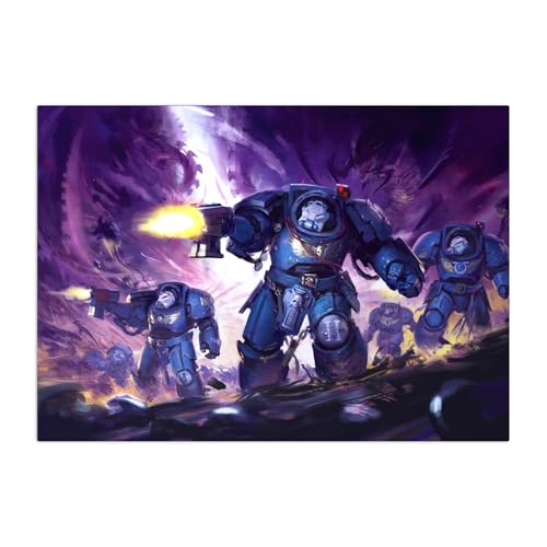 Displate Offiziell Warhammer MetallPoster Magnetische Befestigung Inklusive Lizenziert Bilder Hochwertiges Poster Terminator Assault Poster 45 cm x 32 cm Displate Offiziell Warhammer MetallPoster Magnetische Befestigung Inklusive Lizenziert Bilder Hochwertiges Poster Terminator Assault Poster 45 cm x 32 cm von Displate