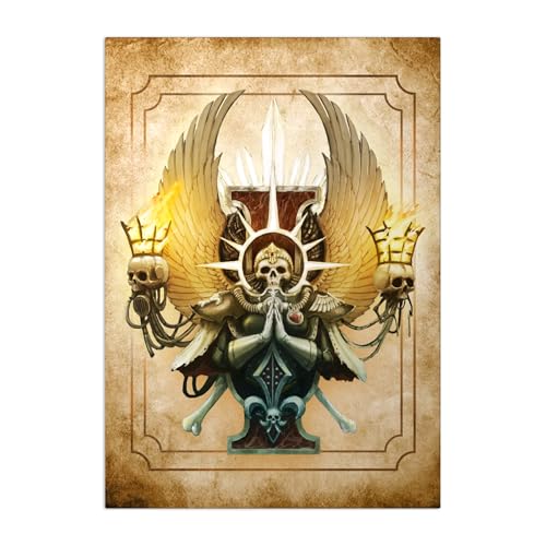 Displate Offiziell Warhammer MetallPoster Magnetische Befestigung Inklusive Lizenziert Bilder Hochwertiges Poster Warhammer 40,000 Emblems - Adepta Sororitas 45 cm x 32 cm Displate Offiziell Warhammer MetallPoster Magnetische Befestigung Inklusive Lizenziert Bilder Hochwertiges Poster Warhammer 40,000 Emblems - Adepta Sororitas 45 cm x 32 cm von Displate