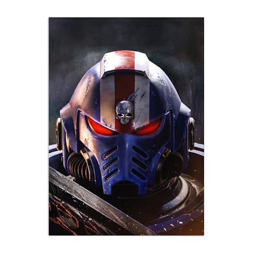 Displate Offiziell Warhammer MetallPoster Magnetische Befestigung Inklusive Lizenziert Bilder Hochwertiges Poster Warhammer 40,000: Space Marine 2 - Demetrian Titus Poster 67.5 cm x 48 cm Displate Offiziell Warhammer MetallPoster Magnetische Befestigung Inklusive Lizenziert Bilder Hochwertiges Poster Warhammer 40,000: Space Marine 2 - Demetrian Titus Poster 67.5 cm x 48 cm von Displate