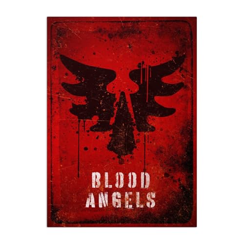 Displate Offiziell Warhammer MetallPoster Magnetische Befestigung Inklusive Lizenziert Bilder Hochwertiges PosterWarhammer 40,000 Graphics Blood Angels Emblem Poster 67.5 cm x 48 cm Displate Offiziell Warhammer MetallPoster Magnetische Befestigung Inklusive Lizenziert Bilder Hochwertiges PosterWarhammer 40,000 Graphics Blood Angels Emblem Poster 67.5 cm x 48 cm von Displate