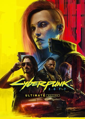 Displate - Poster aus Metal - WALL ART - Cyberpunk 2077 - Ultimate Edition Ultimate Edition Key Art - Größe L - 67,5x48cm Matt von Displate