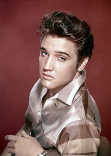 Displate - Poster aus Metal - Wall Art - Elvis Presley - Elvis Presley Photos - Elvis Presley photo 26 - Size L - 67,5x48cm Matt von Displate