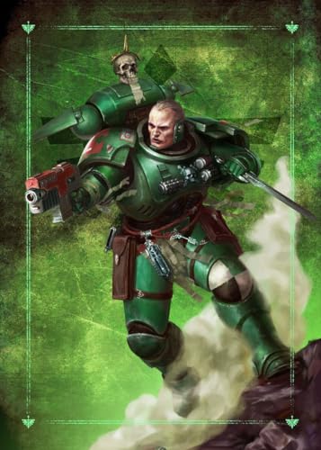 Displate - Poster aus Metal - Wall Art - Warhammer - Space Marines - Dark Angels Reiver - Größe M - 32x45cm Matt von Displate