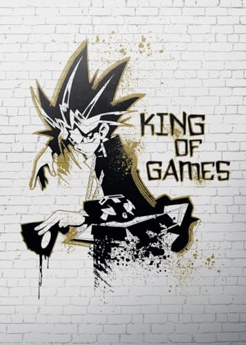 Displate - Poster aus Metal - Wall Art - Yu-Gi-Oh! - YU-GI-OH! Extension - King of Games Yami Yugi - Size L - 67,5x48cm Matt von Displate