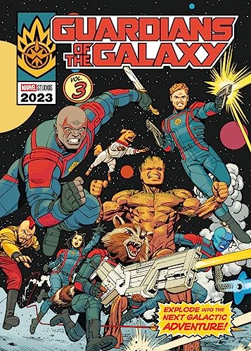 Displate - Poster aus Metall - Einfache Montage ohne Bohren - Marvel - Guardians of the Galaxy vol. 3 - Comic - Größe M - 32x45cm Matt von Displate