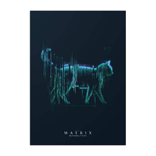 Displate - Poster aus Metall - Einfache Montage ohne Bohren - The Matrix - The Matrix Resurrections - Digital Cat 67.5 cm x 48 cm Displate - Poster aus Metall - Einfache Montage ohne Bohren - The Matrix - The Matrix Resurrections - Digital Cat 67.5 cm x 48 cm von Displate