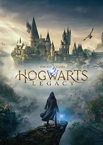 Displate - Poster aus Metall - Einfache Montage ohne Bohren - Wizarding World - Hogwarts Legacy - Hogwarts Legacy Key Art - Größe M - 32x45cm Matt von Displate