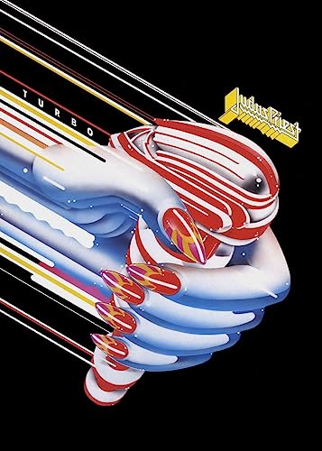 Displate - Poster aus Metall - Magnet-Montage - Judas Priest - Album Cover Art - Turbo Cover Art - Größe L - 67,5x48cm Matt von Displate