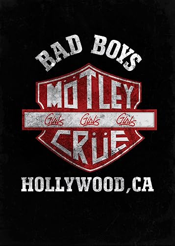 Displate - Poster aus Metall - Magnet-Montage - Motley Crue - Graphics - Bad Boys Hollywood, CA - Größe M - 32x45cm Matt von Displate