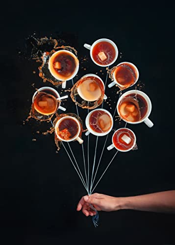 Displate - Poster aus Metall - Magnet-Montage - World Class Photos - Coffee - Coffee Balloons - Größe M - 32x45cm Matt von Displate