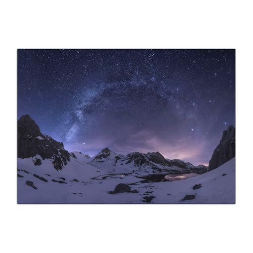 Displate - Poster aus Metall - Magnet-Montage - World Class Photos - Landscapes - Via de Invierno 67.5 cm x 48 cm von Displate