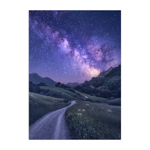 Displate - Poster aus Metall - Magnet-Montage - World Class Photos - Space Photos - Path to the Stars 45 cm x 32 cm von Displate
