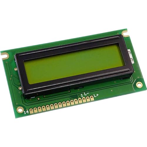 Display Elektronik Gelb-Grün-LCD-Display 16 x 2 Pixel (BxHxT) 84 x 44 x 10.1 mm von Display Elektronik