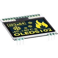 Display Elektronik Grafik-Display Grün-Gelb (B x H x T) 39.00 x 38.00 x 3.3mm von Display Elektronik