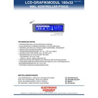 Display Elektronik Grafik-Display Weiß (B x H x T) 102.00 x 26.80 x 12.3mm von Display Elektronik