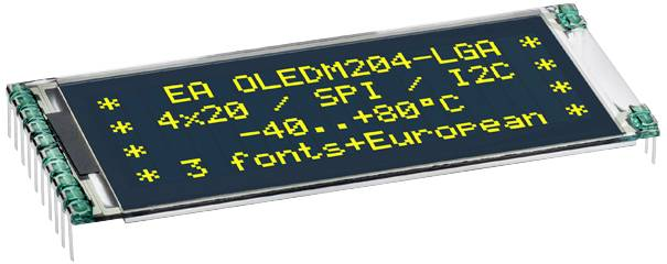 Display Elektronik Oled Modul Bildschirm Anzeige Gelb Schwarz 61 X 28 X 2.4 Mm B-Ware Display Elektronik Oled Modul Bildschirm Anzeige Gelb Schwarz 61 X 28 X 2.4 Mm B-Ware von Display