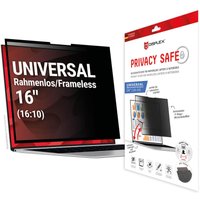 0 DISPLEX PRIVACY SAFE Wiederablösbarer 2-Wege Blickschutzfilter für Laptop/ Notebook (randlos/frameless) 16'' (16:10) von Displex