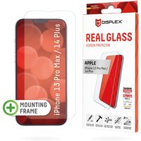 DISPLEX Panzerglas (10H, 2D) für Apple iPhone 13 Pro Max/14 Plus, Eco-Montagerahmen, kratzer-resistent von Displex