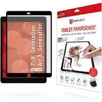 DISPLEX TABLET PAPERSENSE für iPad (7./8./9. Gen.)/Air (3. Gen.), wiederablösbare Schreibfolie und Zeichenfolie mit Pape von Displex
