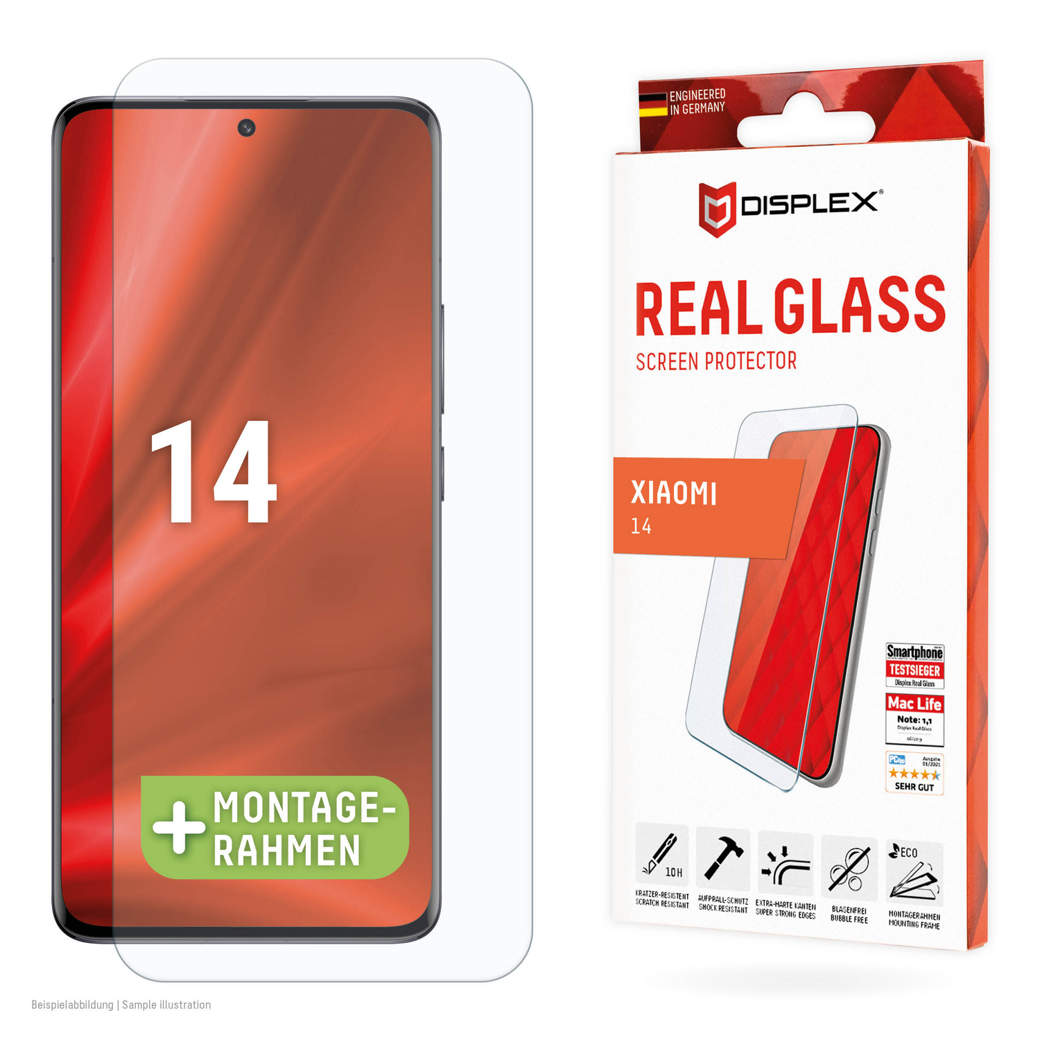 B-Ware Displex Real Glass 2 D Displayschutz Xiaomi 14 Kratzer Resistent 10 H B-Ware Displex Real Glass 2 D Displayschutz Xiaomi 14 Kratzer Resistent 10 H von Displex