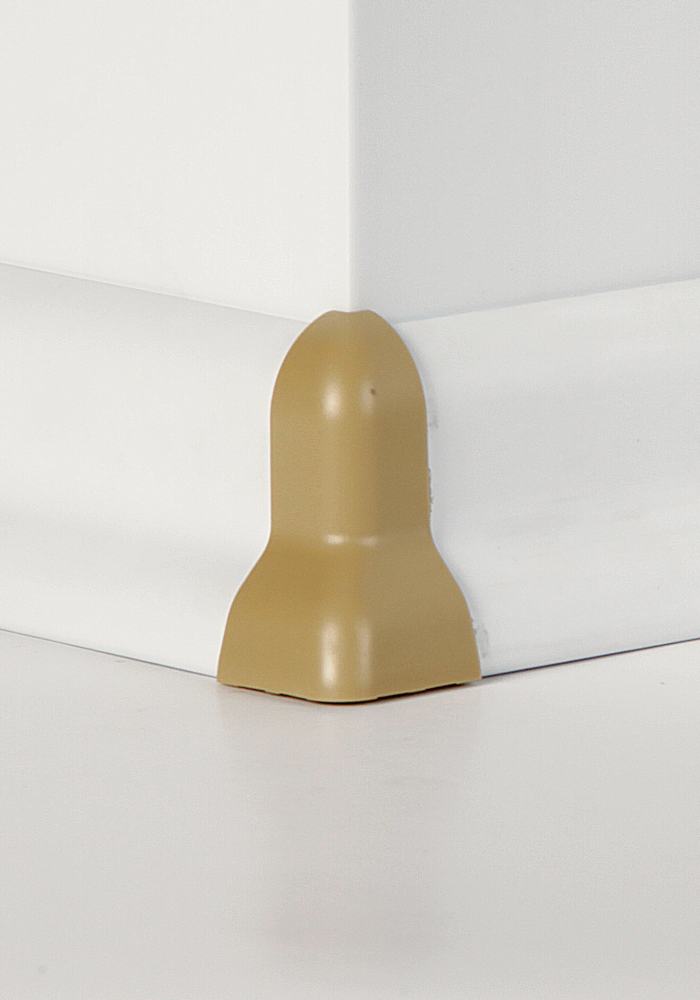 Classen Außenecke für FUXX-Leiste foliert 2 x 4 cm eiche hell/schneekiefer von Dispoline