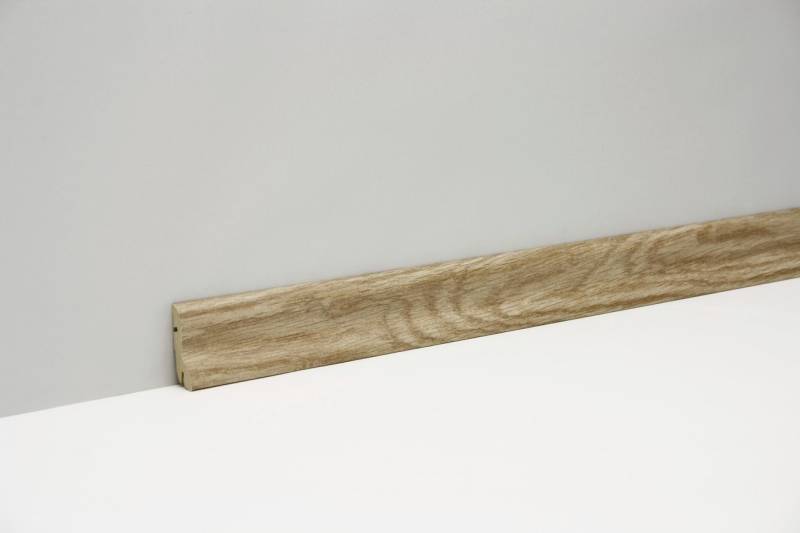 Classen Clip-Fußleiste 240 cm 40 x 20 mm Eiche sägerau von Dispoline
