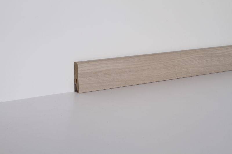 Classen Clip-Fußleiste 240 cm 58 x 58 mm Eiche Laredo von Dispoline