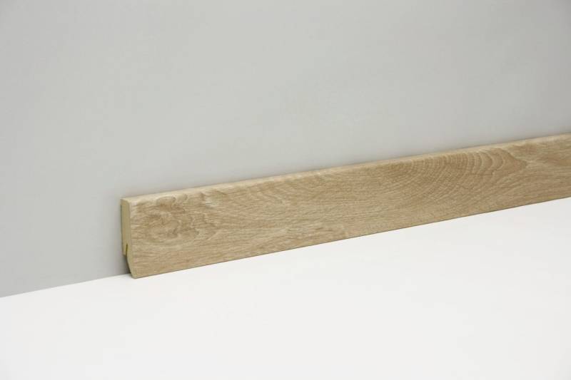 Classen Clip-Fußleiste 240 cm 58 x 19 mm Eiche Natur von Dispoline