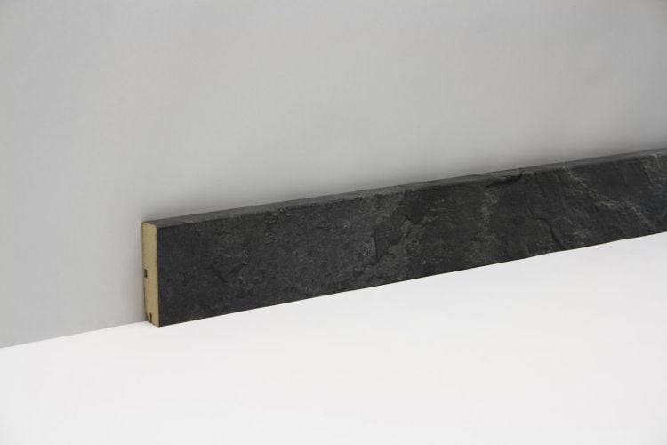 Classen Clip-Fußleiste 240 cm 65 x 18 mm Ölschiefer von Dispoline