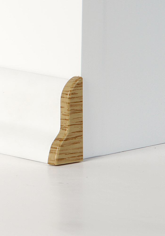 Classen Endkappen für FUXX-Laminatleiste foliert 20 x 40 mm eiche Holzpore von Dispoline