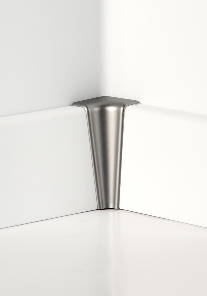 Classen Innenecke für Clip-Laminatleiste foliert 19 x 58 mm chrom von Dispoline