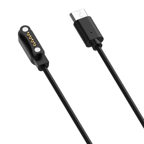 Disscool Kompatibel mit Plaud Note AI Recorder Ladekabel Langlebig USB-C Magnetische Anziehungskabel Dock Sprachaufnahme Stift Zubehör (Schwarz) von Disscool