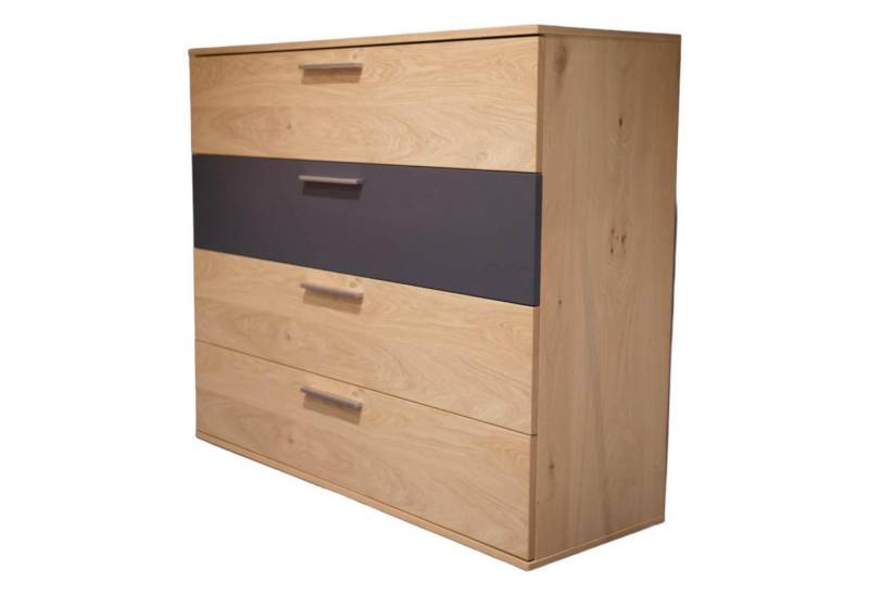 Disselkamp Sideboard Jumbo-Kommode Montreal Balkeneiche Lack Basalt Grau von Disselkamp