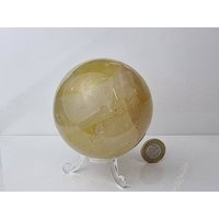 12 Goldener Heiler Quarz Kristall Kugel von DistinctionCrystals