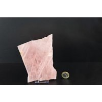 22 Große Rosenquarz Kristallscheibe von DistinctionCrystals