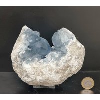 24 Große Celestit Kristall Geode von DistinctionCrystals