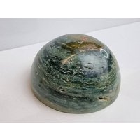 24 Ozean Jaspis Kristall Halbkugel von DistinctionCrystals