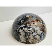 26 Ozean Jaspis Kristall Halbkugel von DistinctionCrystals