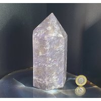 3 Großer Lepidolit & Turmalin Kristall Prisma von DistinctionCrystals