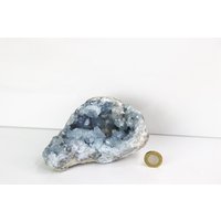 57 Großer Celestit Kristall Natürlicher Cluster von DistinctionCrystals