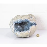 65 Sehr Großer Celestit Kristall Geode 11, 45 Kg von DistinctionCrystals