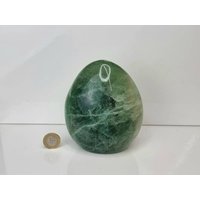 7 Grün Fluorit Kristall Poliert Freie Form von DistinctionCrystals