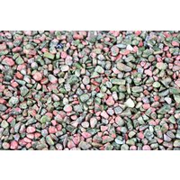 Extra Kleine Unakit Kristall Chips/Trommelsteine 50G Tütchen von DistinctionCrystals