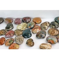 Kleines Ozean Jaspis Kristallherz von DistinctionCrystals