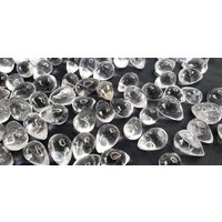 Kleines Bergkristall Ei in Tropfenform von DistinctionCrystals