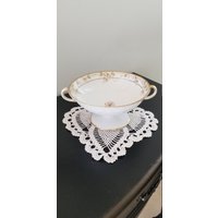 Handbemalte Vergoldete Nippon-Schale Mit Griffen von DistinctiveVintageCo
